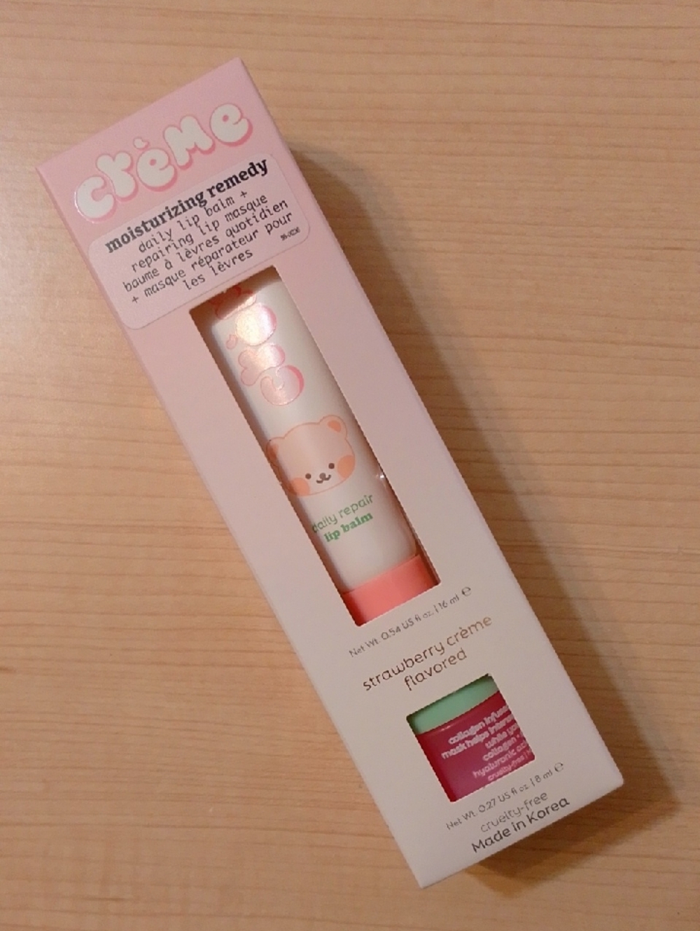 The Creme Shop Moisturizing Remedy Daily Lip Balm Mask Repair Kit